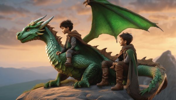 Une aventure fantastique avec Eliott le dragon